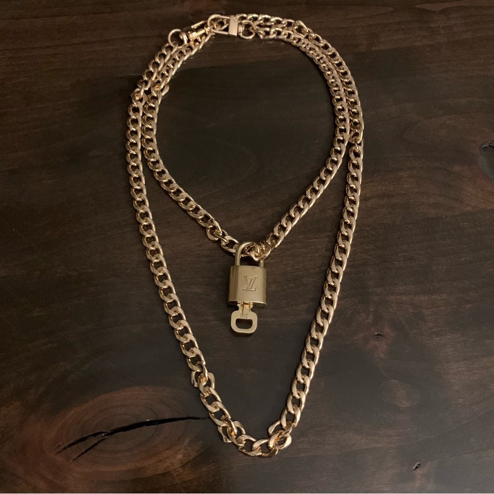 New Unisex 23 Inch Electroplated Gold Cuban Link Chain